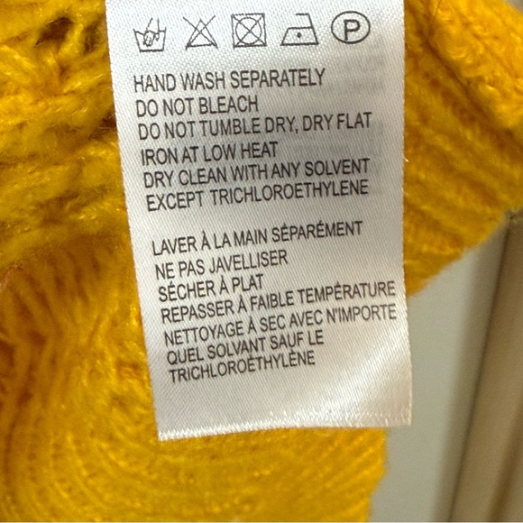 FARM Rio chunky knit colorblock longline cardigan M/L rainbow - Picture 7 of 10